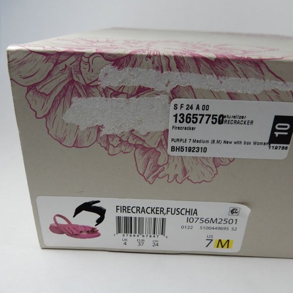 TRACY REESE NATURALIZER Hope For Flowers Firecracker SANDALS Size 7 Fuchsia NEW - Picture 15 of 15